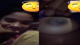 Village babe boob show lover nude MMS videos